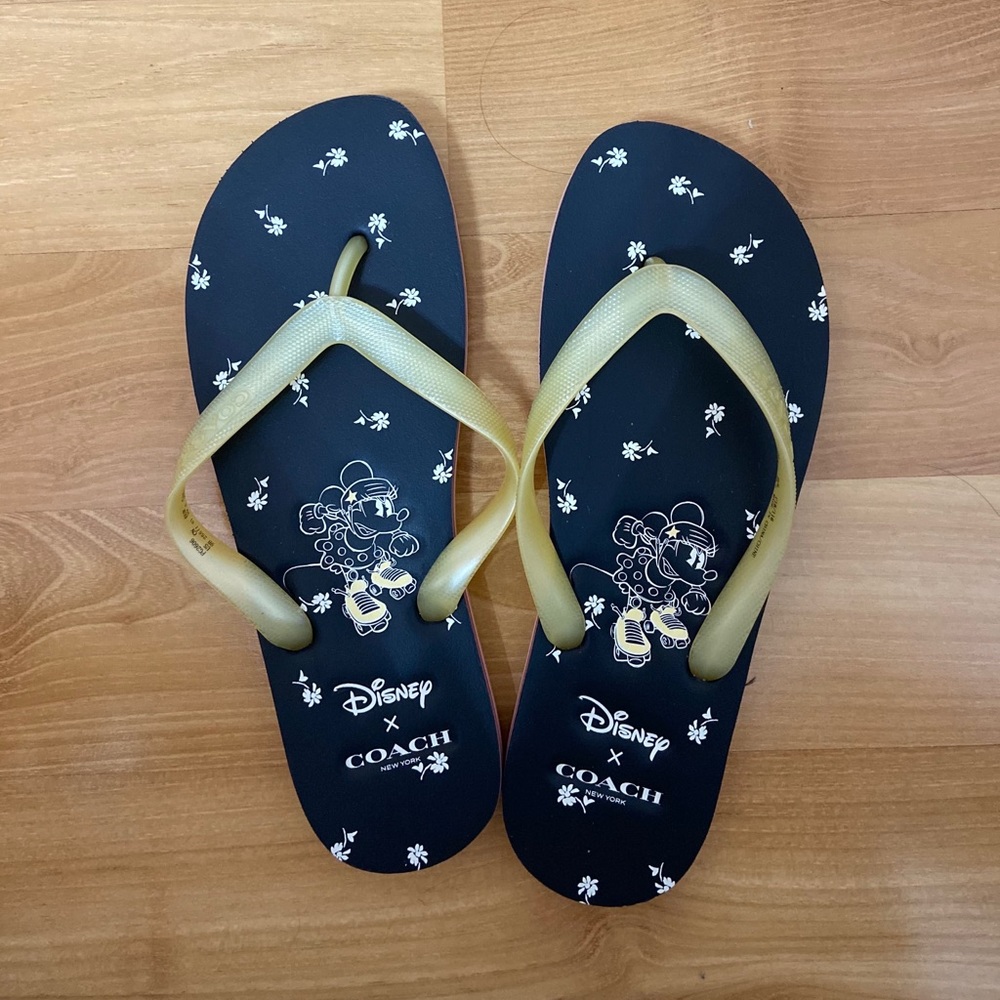 Coach flip flops